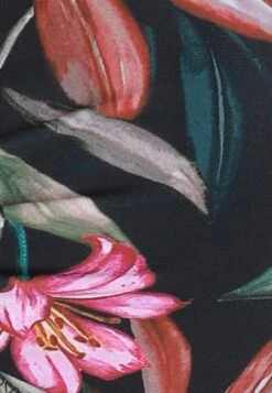 Womens Dark Khaki Tropical Floral Bandeau Bikini Top -Fashion Women's Clothing Sales 127874pls 500d9f7d7188213