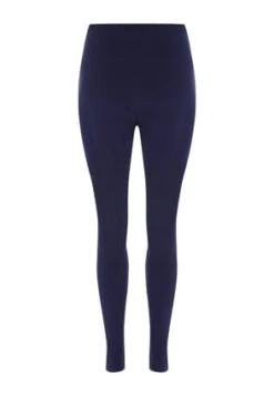 Womens Navy Wide Waistband Leggings -Fashion Women's Clothing Sales 146571pls 37a93b065d01f08