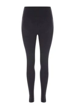 Womens Dark Grey Wide Waistband Leggings -Fashion Women's Clothing Sales 146602pls 2c6476f2fec564c