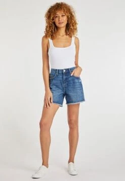 Womens Blue Distressed Denim Shorts 3 Womens Blue Distressed Denim Shorts -Fashion Women's Clothing Sales 155698pls 98cefd33bfb7ca6