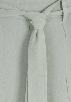 Womens Sage Linen Belted Tapered Trousers -Fashion Women's Clothing Sales 156611pls 8867baee6fad5b5