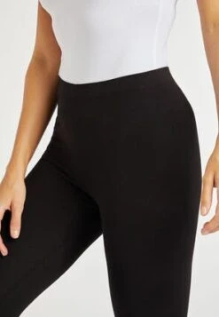 Womens Black Cropped Leggings -Fashion Women's Clothing Sales 157545pls 7c969ee358d5951