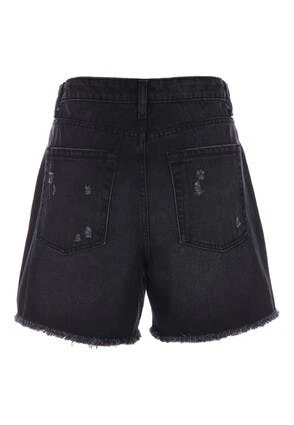 Womens Black Distressed Denim Shorts Womens Black Distressed Denim Shorts -Fashion Women's Clothing Sales 157917pls c9509a1110efcbb