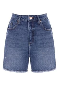 Womens Blue Distressed Denim Shorts 6 Womens Blue Distressed Denim Shorts -Fashion Women's Clothing Sales 157918pls c098862e58a0223