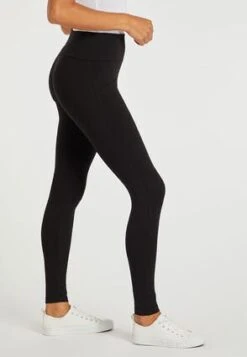 Womens Black Wide Waistband Leggings -Fashion Women's Clothing Sales 162719pls c163fcc792986eb