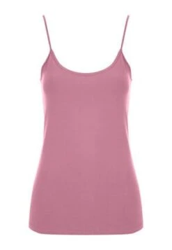 Womens Pink Stretch Camisole Vest -Fashion Women's Clothing Sales 163917pls 01a9948d052831d