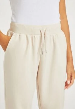 Womens Cream Cuffed Joggers -Fashion Women's Clothing Sales 167813pls 53c8f3f4bf93aa4