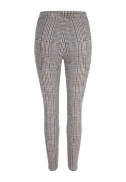 Womens Brown Check Skinny Trousers -Fashion Women's Clothing Sales 170172pls a59905283a56183