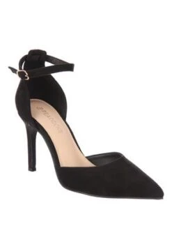 Womens Black Pointed Toe Mary Janes