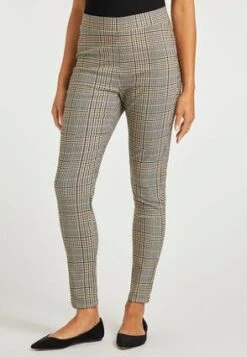 Womens Brown Check Skinny Trousers -Fashion Women's Clothing Sales 173232pls 966bfcd4373b6c0