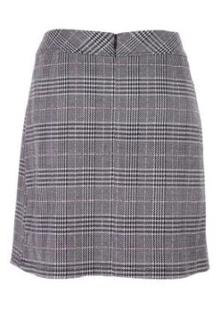Womens Grey Check Ponte Skirt -Fashion Women's Clothing Sales 178083pls b5481f57e860215