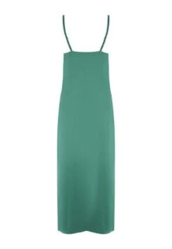 Womens Green Slip Midi Dress -Fashion Women's Clothing Sales 178224pls bd4b7608f6bac7d