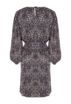 Womens Animal Print Belted Plisse Dress -Fashion Women's Clothing Sales 178228pls 261514390b927b9