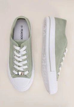 Womens Green Lace Up Casual Trainers -Fashion Women's Clothing Sales 178520pls b93711a6059d408