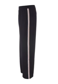 Womens Black Striped Wide Leg Trousers -Fashion Women's Clothing Sales 178624pls 44c7218a90204e5