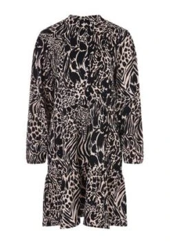 Womens Black And Cream Animal Print Dress 5 Womens Black And Cream Animal Print Dress -Fashion Women's Clothing Sales 178776pls ef993ec6dfd5cd9