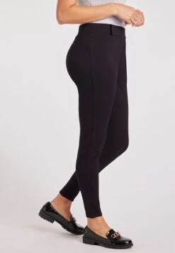 Womens Black Ponte Slim Leg Trousers -Fashion Women's Clothing Sales 179837pls 4554865009fc92d