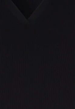 Women Black Ribbed Long Sleeve Dress -Fashion Women's Clothing Sales 180442pls 4823f7ff3b47149