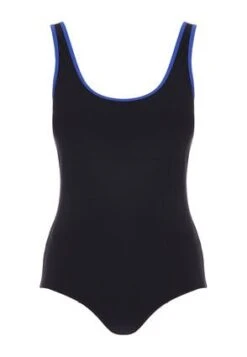 Womens Blue Trim Sports Swimsuit -Fashion Women's Clothing Sales 180694pls b7516e71593dcc1
