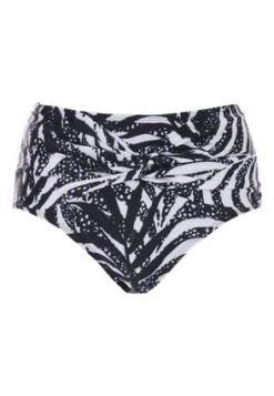 Womens Black Tropical High Waist Bikini Bottoms -Fashion Women's Clothing Sales 180752pls 2c1be0911b2191a