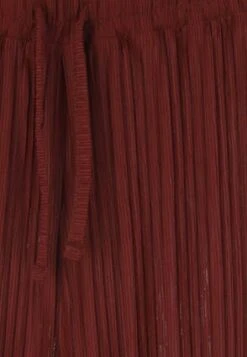 Womens Dark Red Wide Leg Plisse Trousers -Fashion Women's Clothing Sales 181466pls 9beb218cd7dbae0