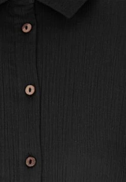 Womens Black Crinkle Cotton Shirt 2 Womens Black Crinkle Cotton Shirt -Fashion Women's Clothing Sales 181480pls 6dd98b5007793db