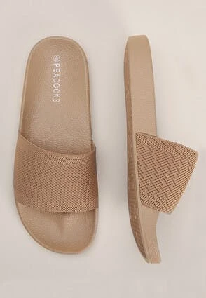 Womens Light Brown Woven Sliders Womens Light Brown Woven Sliders -Fashion Women's Clothing Sales 181530pls b065480a4d935d4