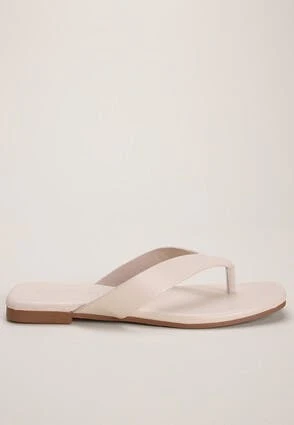 Womens Cream Square Toe Post Sandal Womens Cream Square Toe Post Sandal -Fashion Women's Clothing Sales 181562pls fd2fb59ca60f77e