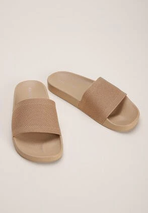 Womens Light Brown Woven Sliders Womens Light Brown Woven Sliders -Fashion Women's Clothing Sales 181569pls 6747b0c6d86de3f