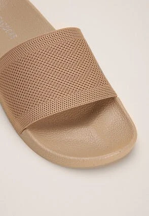 Womens Light Brown Woven Sliders Womens Light Brown Woven Sliders -Fashion Women's Clothing Sales 181587pls 89faad901eb465f