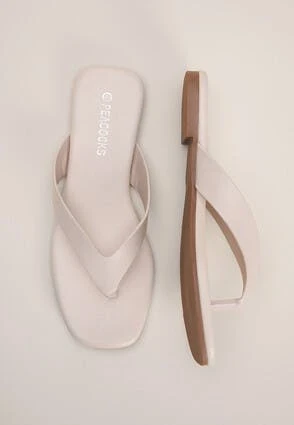 Womens Cream Square Toe Post Sandal Womens Cream Square Toe Post Sandal -Fashion Women's Clothing Sales 181610pls d7db575a8ba0d91