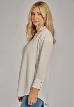 Womens Cream Overhead Shirt -Fashion Women's Clothing Sales 181923pls c910a0d511698d9