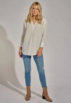 Womens Cream Overhead Shirt -Fashion Women's Clothing Sales 182113pls 8d5d6b4b852356c