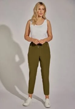 Women Khaki Smart Jogger Tapered Trousers -Fashion Women's Clothing Sales 182122pls b63c9ddb0a066d7
