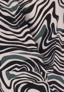 Womens Green And Black Abstract Midi Shirt Dress -Fashion Women's Clothing Sales 182367pls 1ef15dc6451ec4e