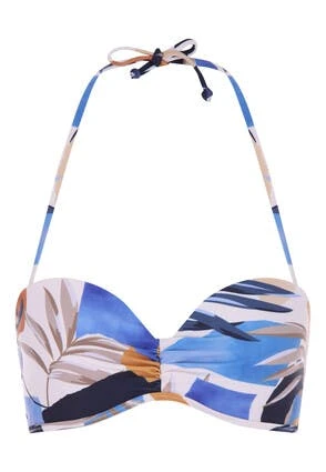 Womens Multi Palm Print Bandeau Bikini Top Womens Multi Palm Print Bandeau Bikini Top -Fashion Women's Clothing Sales 182479pls 032a0e2e654eb05