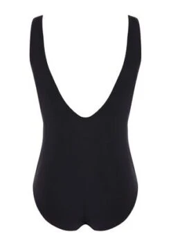 Womens Black Control V-Neck Swimsuit -Fashion Women's Clothing Sales 182519pls 5499439eff4cbd9