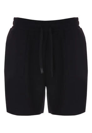 Womens Black Drawcord Waist Shorts Womens Black Drawcord Waist Shorts -Fashion Women's Clothing Sales 182797pls 55accaa1f2db614