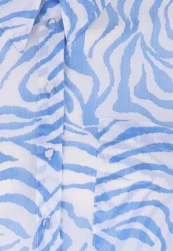 Womens Blue Zebra Print Chiffon Shirt 2 Womens Blue Zebra Print Chiffon Shirt -Fashion Women's Clothing Sales 182799pls 2ef603c637ca70b