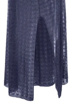 Womens Navy Lurex Longline Cardigan -Fashion Women's Clothing Sales 182972pls a22a6eca900d229