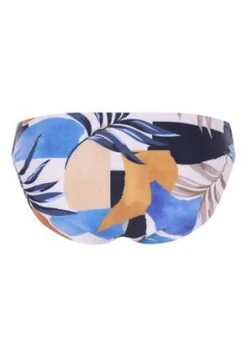 Womens Blue Palm Print Bikini Brief -Fashion Women's Clothing Sales 183404pls 219d35c5da507e2