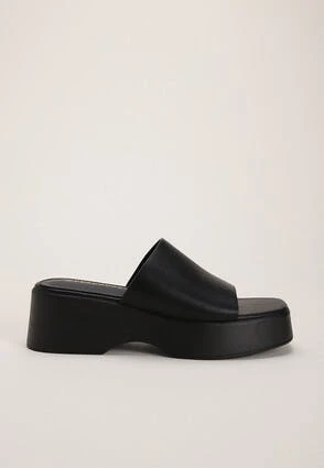 Womens Black Chunky Wedge Sandal Womens Black Chunky Wedge Sandal -Fashion Women's Clothing Sales 183537pls 52b4b6c22551601