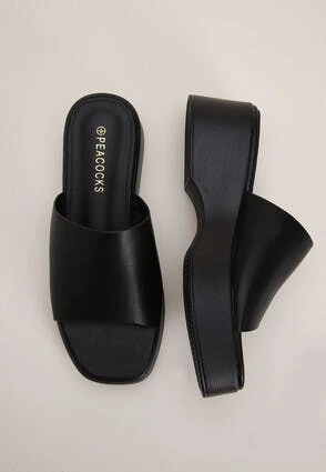 Womens Black Chunky Wedge Sandal Womens Black Chunky Wedge Sandal -Fashion Women's Clothing Sales 183544pls 3addd2e509fdcb7