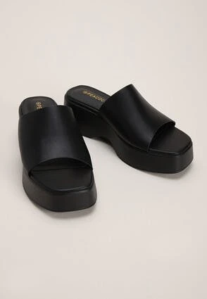 Womens Black Chunky Wedge Sandal Womens Black Chunky Wedge Sandal -Fashion Women's Clothing Sales 183550pls a6570a88b6447e0