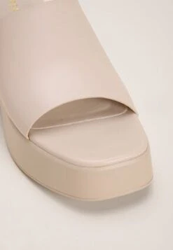 Womens Cream Chunky Wedge Sandal -Fashion Women's Clothing Sales 183565pls 151882eec1967ba