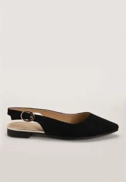 Womens Black Slingback Shoes