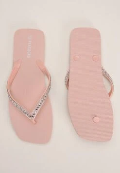 Womens Pink Jewel Flip Flops -Fashion Women's Clothing Sales 183626pls bb3075268dde492