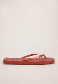 Womens Red Flip Flops