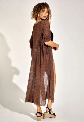 Womens Brown Lurex Longline Cardigan Womens Brown Lurex Longline Cardigan -Fashion Women's Clothing Sales 183897pls edf8d25b2ae0bf6