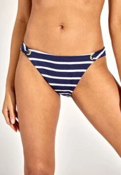 Womens Navy And White Nautical Bikini Bottoms -Fashion Women's Clothing Sales 183916pls cb61b6fe658a9a4